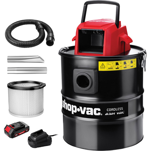 Aspirateur sans fil pour cendres, 20 V, Capacit&eacute; 5 gal. Helyx Safety & Industrial Supplies