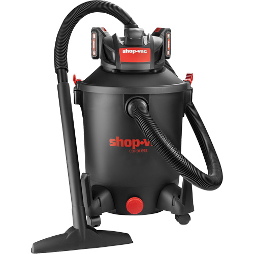 Rechargeable Cordless Wet/Dry Vacuum, 20 V, 10 gal. Capacity Helyx Safety & Industrial Supplies