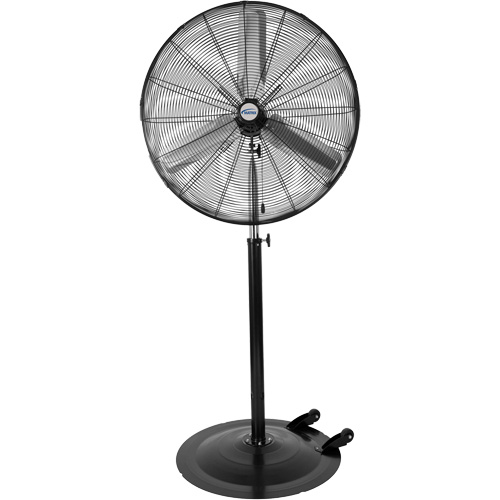 Ventilateur oscillant sur socle avec roulettes, Industriel, 3 Vitesses, Diam&egrave;tre de 30" Helyx Safety & Industrial Supplies