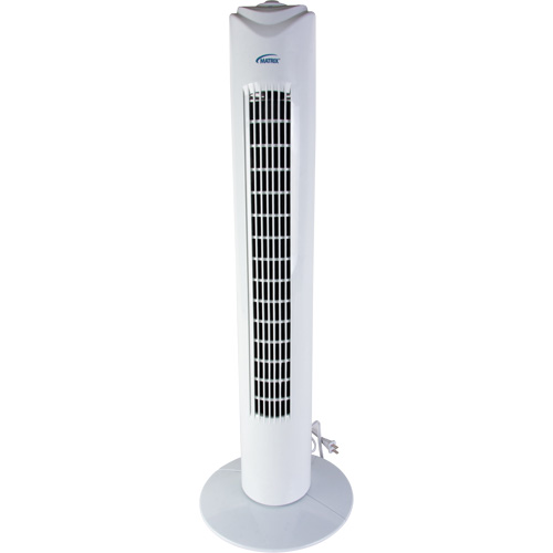 32" Tower Fan with Oscillation, Commercial, 3 Speed, 32" Diameter Helyx Safety & Industrial Supplies