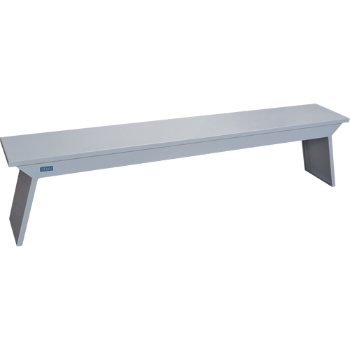 Locker Room Benches, Steel, 72" L x 12" W x 17" H Helyx Safety & Industrial Supplies