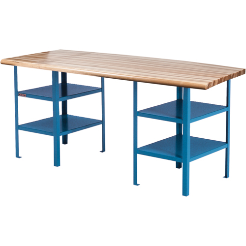 &eacute;tabli sur pi&eacute;destal extra robuste, Cap 2500 lb, 120" la x 30" p, 34" h Helyx Safety & Industrial Supplies