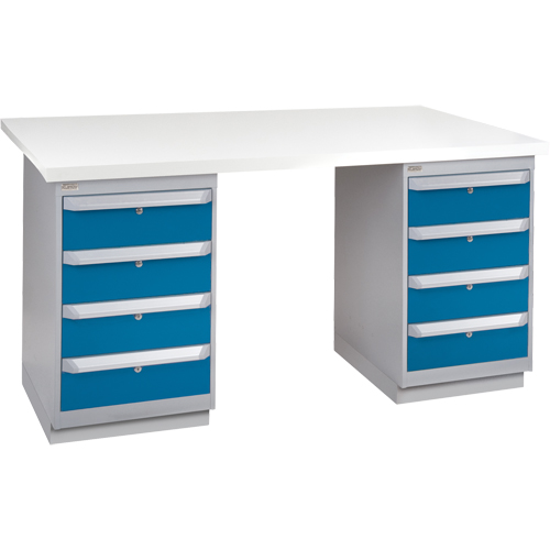 &eacute;tabli pr&eacute;conçu, 72" la x 30" p x 34" h, Capacit&eacute; 2500 lb Helyx Safety & Industrial Supplies