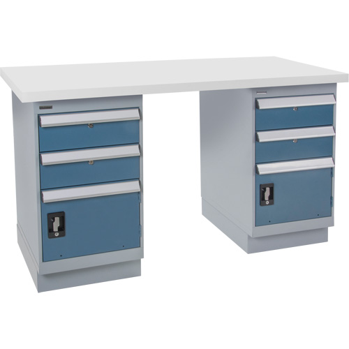&eacute;tabli pr&eacute;conçu, 72" la x 30" p x 34" h, Capacit&eacute; 2500 lb Helyx Safety & Industrial Supplies
