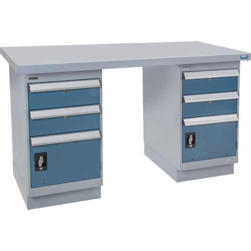 &eacute;tabli pr&eacute;conçu, 72" la x 30" p x 34" h, Capacit&eacute; 2500 lb Helyx Safety & Industrial Supplies
