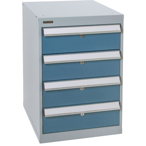 Four-Drawer Pedestal Workbench, 18" W x 21" D x 28" H Helyx Safety & Industrial Supplies