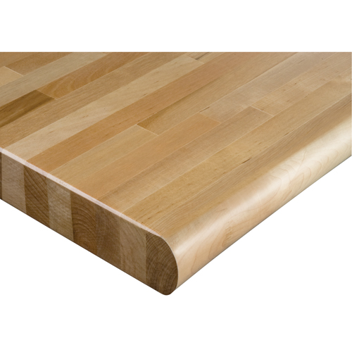 Dessus d'&eacute;tabli en bois dur stratifi&eacute;, 48" la x 36" p, Bordure Arrondi, &eacute;paisseur 1-3/4" Helyx Safety & Industrial Supplies