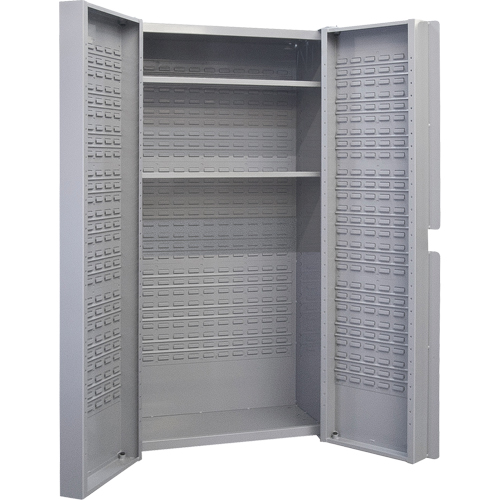 Armoires &agrave; combinaison &agrave; portes creuses, 38" la x 24" p x 72" h, Gris Helyx Safety & Industrial Supplies