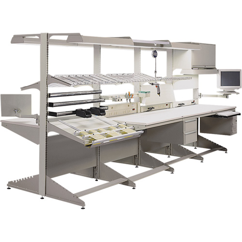 Arlink Workstation - Louvered Panels Helyx Safety & Industrial Supplies