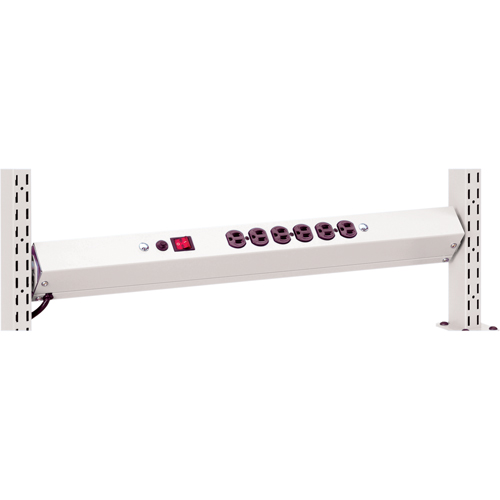 Accessoires pour &eacute;tablis du syst&egrave;me Nexus - Barres d'alimentation horizontales Helyx Safety & Industrial Supplies