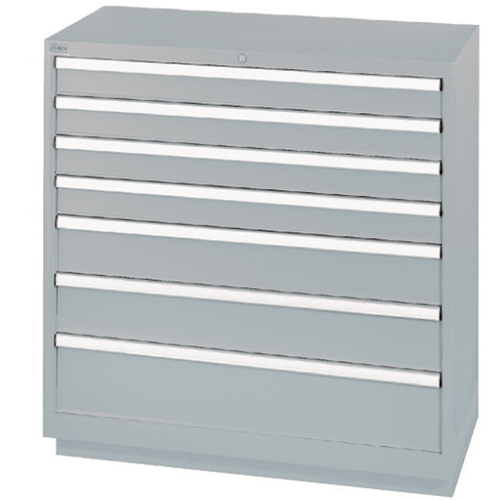 Armoires de rangement avec tiroirs, 7 tiroirs, 40-1/4" la x 22-1/2" p x 41-3/4" h, Gris Helyx Safety & Industrial Supplies