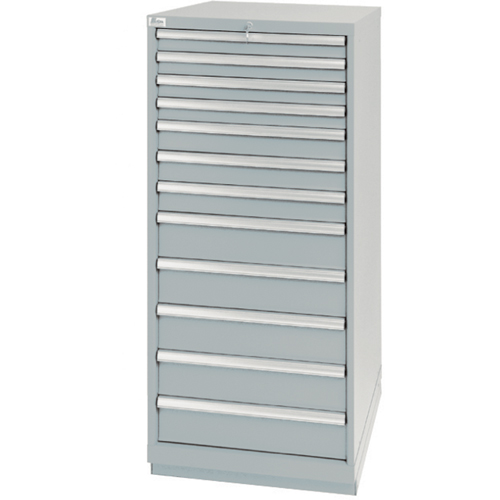 Armoires de rangement avec tiroirs, 12 tiroirs, 28-1/4" la x 28-1/2" p x 59-1/2" h, Gris Helyx Safety & Industrial Supplies