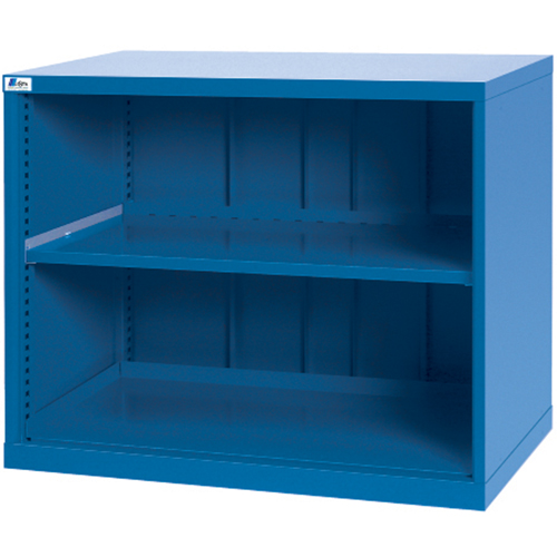 Shelf Cabinets, Steel, 33-1/2" H x 40-1/4" W x 22-1/2" D, Bright blue Helyx Safety & Industrial Supplies