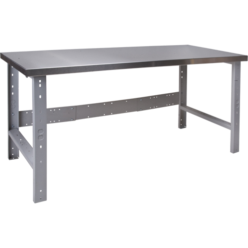 &eacute;tabli avec dessus en acier inoxydable Helyx Safety & Industrial Supplies