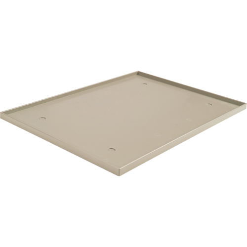 Fond de casier, Convient aux casiers 12" x 15", Beige, Plastique Helyx Safety & Industrial Supplies