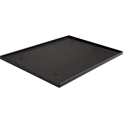 Fond de casier, Convient aux casiers 12" x 18", Noir, Plastique Helyx Safety & Industrial Supplies