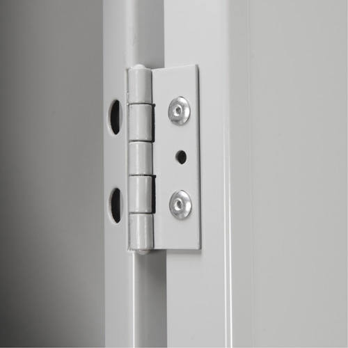 Casiers Clean Line, 2 niveaux, Bloc de 4, 48" x 18" x 82", Acier, Charbon, Rivet (assembl&eacute;) Helyx Safety & Industrial Supplies