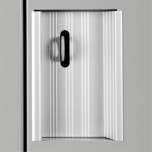 Casiers Clean Line, 2 niveaux, Bloc de 4, 48" x 18" x 82", Acier, Charbon, Rivet (assembl&eacute;) Helyx Safety & Industrial Supplies