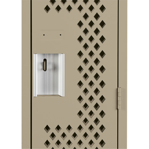 Casiers Clean Line, 12" x 15" x 72", Acier, Beige, Rivet (assembl&eacute;), Perfor&eacute; Helyx Safety & Industrial Supplies