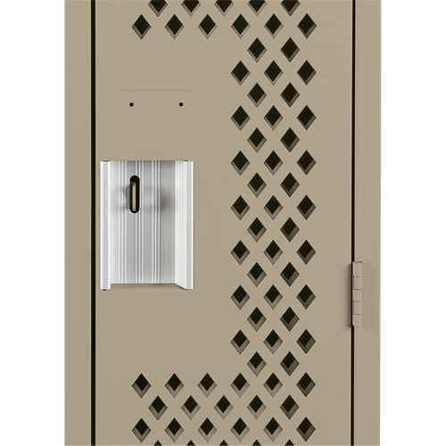 Casiers Clean Line, Bloc de 3, 36" x 15" x 72", Acier, Beige, Rivet (assembl&eacute;), Perfor&eacute; Helyx Safety & Industrial Supplies