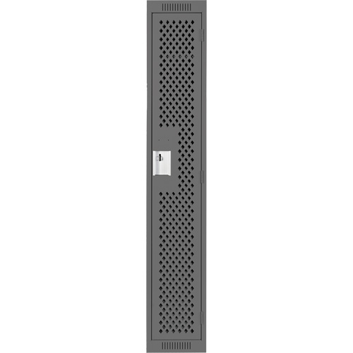 Casiers Clean Line, 12" x 15" x 72", Acier, Charbon, Rivet (assembl&eacute;), Perfor&eacute; Helyx Safety & Industrial Supplies