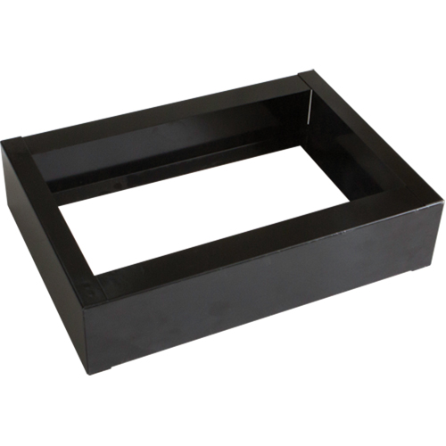 Base encastr&eacute;e pour casiers robustes enti&egrave;rement soud&eacute;e Concorde, 1 Blocs, 4" lo x 12" la x 17" p, Noir, Acier Helyx Safety & Industrial Supplies