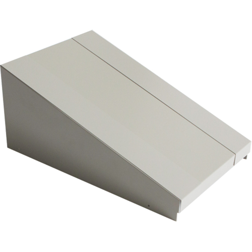 All-Welded Concorde - Heavy-Duty Lockers Sloping Top, 1 Bank, 18" D x 12" W x 6" H, Grey, Steel Helyx Safety & Industrial Supplies