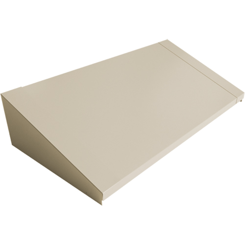 Dessus inclin&eacute; pour casiers robustes enti&egrave;rement soud&eacute; Concorde, Bloc de 3, 18" p x 36" la x 6" ha, Beige, Acier Helyx Safety & Industrial Supplies