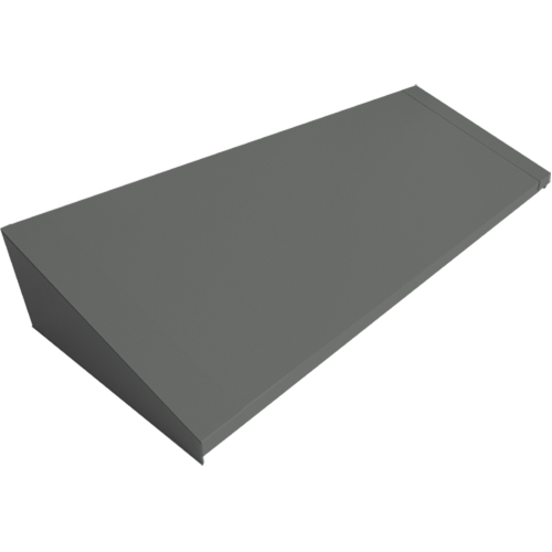 Dessus inclin&eacute; pour casiers robustes enti&egrave;rement soud&eacute; Concorde, Bloc de 4, 18" p x 48" la x 6" ha, Acier Helyx Safety & Industrial Supplies