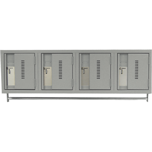 Casiers muraux robustes, Bloc de 4, 18" x 12" x 12", Acier Helyx Safety & Industrial Supplies
