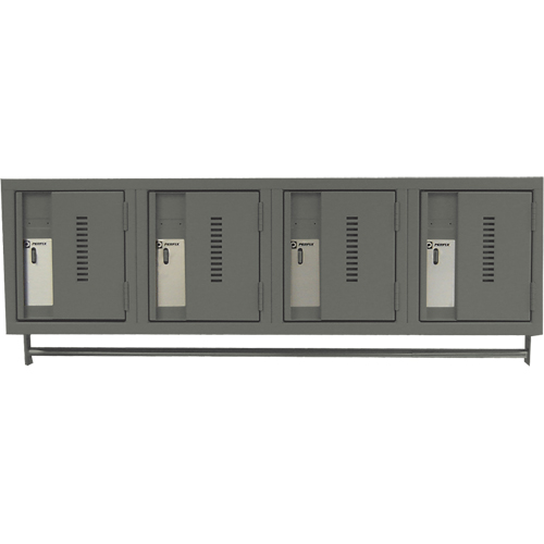 Casiers muraux robustes, Bloc de 4, 18" x 12" x 12", Acier Helyx Safety & Industrial Supplies