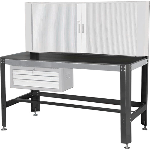 Work Bench, Laminate Surface, 26" W x 30" D x 63" H Helyx Safety & Industrial Supplies
