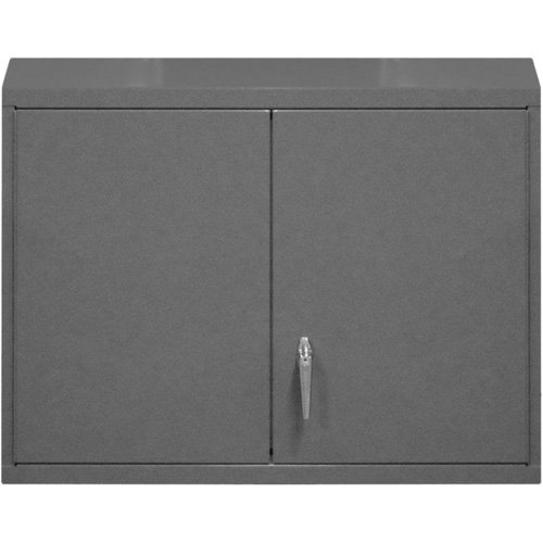 Wall-Mounted Cabinet, 27" H x 29-7/8" W x 13-11/16" D, 2 Shelves, Steel, Grey Helyx Safety & Industrial Supplies