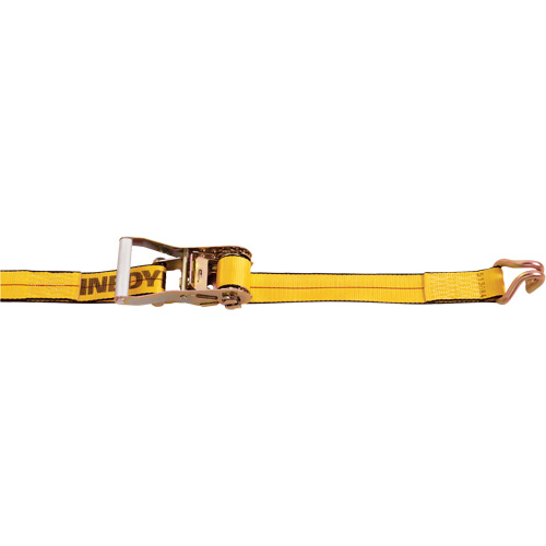 Ratchet Strap, Wire Hook, 2" W x 30' L, 3333 lbs. (1511 kg) Working Load Limit Helyx Safety & Industrial Supplies