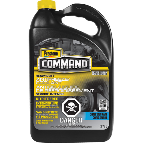 Liquide de refroidissement/antigel concentr&eacute; sans nitrate robuste longue dur&eacute;e pour service lourd Command, 3,78 L, Cruche Helyx Safety & Industrial Supplies