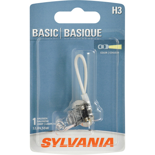 Ampoule de base pour feu avant H3, Halog&egrave;ne, 45 W, Blanc cass&eacute; Helyx Safety & Industrial Supplies