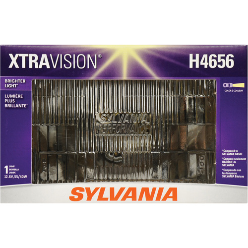 H4656 XtraVision&reg; Sealed Beam Headlight, Halogen, 35 W/55 W, Off White Helyx Safety & Industrial Supplies