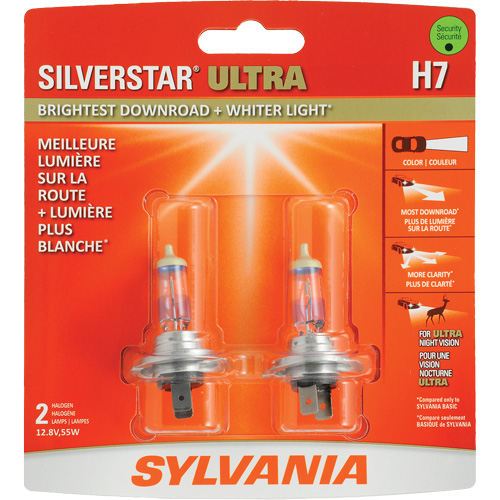Ampoule de feu avant SilverStar H7, Halog&egrave;ne, 56 W, Blanc cass&eacute; Helyx Safety & Industrial Supplies