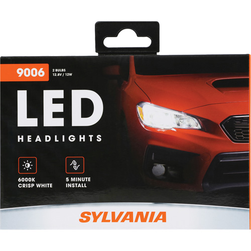 9006 Ampoule pour feu avant, DEL, 13,2 W/17 W, Blanc Helyx Safety & Industrial Supplies