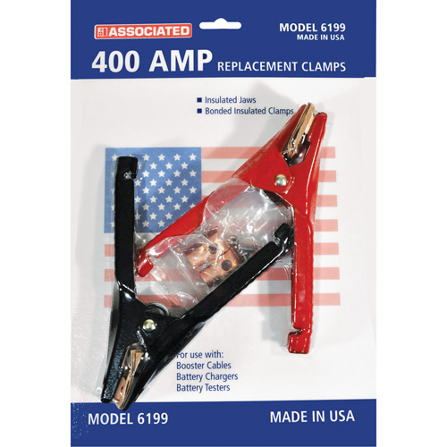 400 Amp Professional Heavy-Duty Booster Cable Clamps Helyx Safety & Industrial Supplies