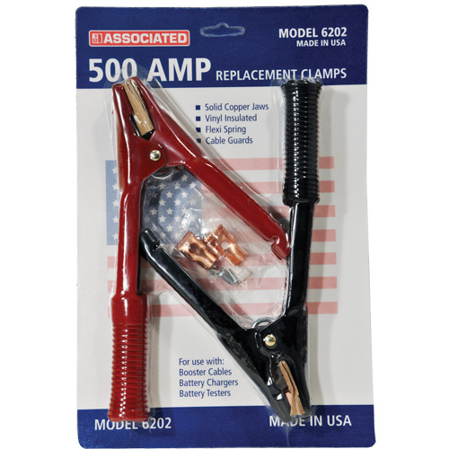 500 Amp Professional Heavy-Duty Booster Cable Clamps Helyx Safety & Industrial Supplies