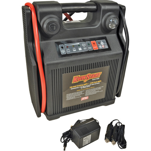 Bloc d'alimentation 12/24 V portable pour d&eacute;marrage de secours KwikStart Helyx Safety & Industrial Supplies