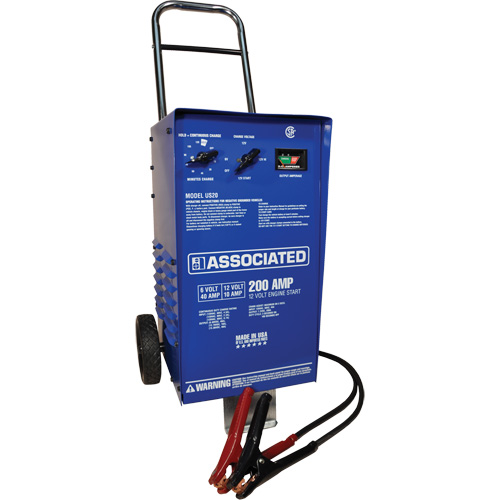 Chargeur rapide 6/12 V &agrave; roues Helyx Safety & Industrial Supplies