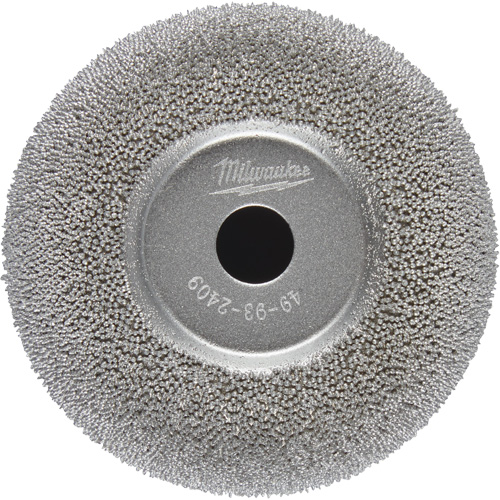 Meule &agrave; polir &agrave; contour &eacute;vas&eacute; 2-1/2" pour ponceuse pour pneus &agrave; basse vitesse M12 Fuel Helyx Safety & Industrial Supplies