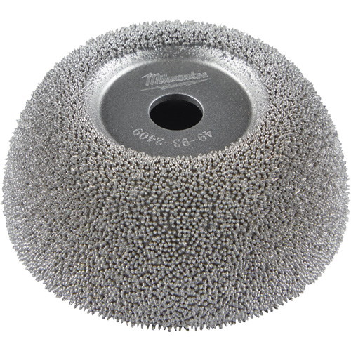 Meule &agrave; polir &agrave; contour &eacute;vas&eacute; 2-1/2" pour ponceuse pour pneus &agrave; basse vitesse M12 Fuel Helyx Safety & Industrial Supplies