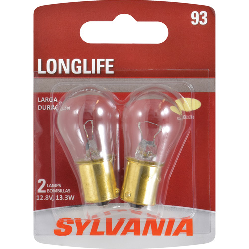 93 Long Life Mini Automotive Bulb, Incandescent, 13.3 W Helyx Safety & Industrial Supplies