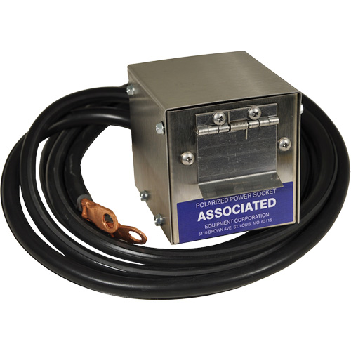 Boîte de douille polaris&eacute;e en acier inoxydable &agrave; brancher pour mod&egrave;le 6139, 4 AWG, C&acirc;ble 5' Helyx Safety & Industrial Supplies