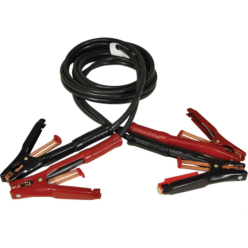 C&acirc;ble de survoltage super robuste avec tension Flexi-Spring, 5 AWG, 500 A, C&acirc;ble 12' Helyx Safety & Industrial Supplies