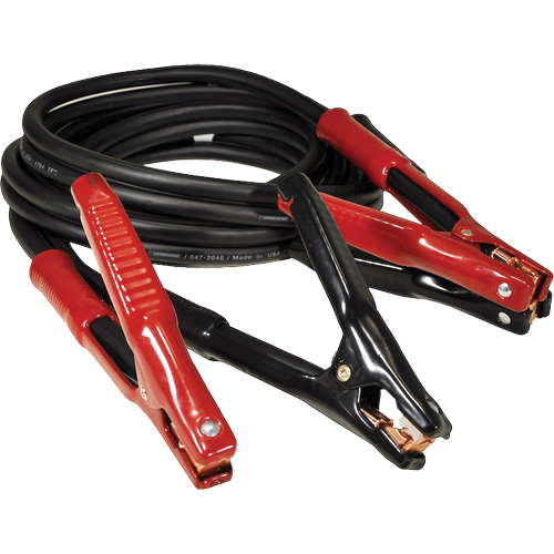 Super Heavy-Duty Booster Cable with Flexi-Spring Strain, 1/0 AWG, 800 A, 15' Cable Helyx Safety & Industrial Supplies