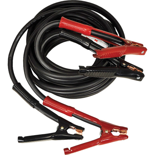 Super Heavy-Duty Booster Cable with Flexi-Spring Strain, 1/0 AWG, 800 A, 25' Cable Helyx Safety & Industrial Supplies